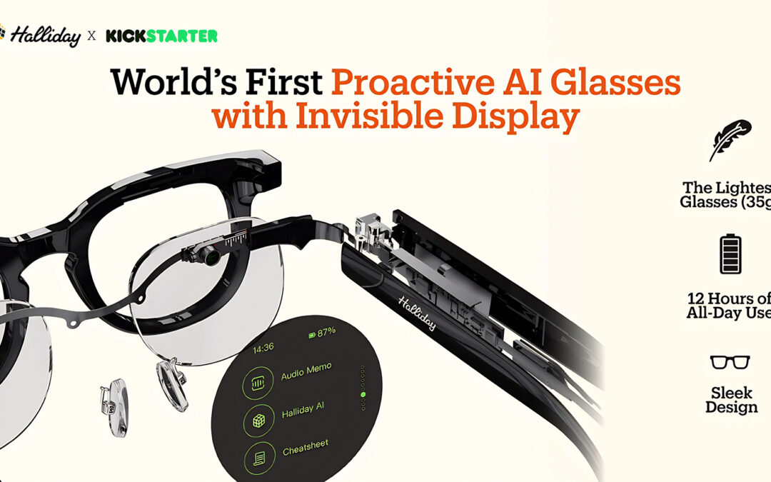 科技界的新宠儿？AI 眼镜热潮来袭，Halliday 首款隐形 AI 眼镜刷新众筹纪录！